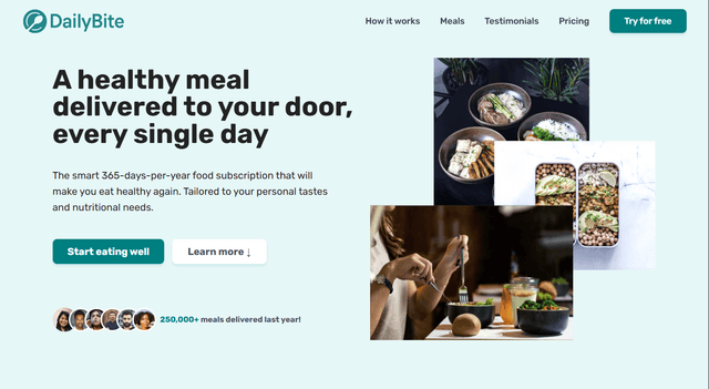 DailyBite – Never cook again!